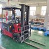Carretilla Elevadora Totalmente Eléctrica, Tipo Montar para Levantar y Transportar, Vehículo de Manejo de Carga para Almacén