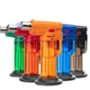 Ql030 Encendedor a Prueba de Viento Llama Azul Pistola de Soldadura Recta Pistola Aspersora para Cigarro de Moxibustión Encendedor Pistola de Encendido Inflable Venta al por Mayor