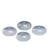 Colgante de Ágata Blanca Natural Hongchu Crystal para la Paz Accesorios de Joyería DIY Ágata Blanca Donut Cuentas Sueltas Al por Mayor