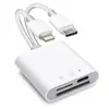 Adequado para Celulares Apple e Android, Leitor de Cartão Câmera Ccd Tipo-C para Sd/Tf/Usb, Drone Dji