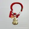 Llavero Shuibeizijin 999 Atrae Fortuna Calabaza Cadena para Teléfono Móvil Regalo de Negocio Promoción Se Puede Personalizar y Venta al por Mayor
