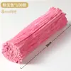 Cifrado de Varilla Retorcida de Moda Versátil Creativo Hecho a Mano Macarrón Colorido DIY Tiras de Lana Ultra-Densas para Educación Infantil