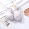 Sutiã Colete Lótus d'Água 2083 de Espessura Média Costas Bonitas Sem Aro Reunião Sexy Respirável Roupa Íntima de Quatro Botões para Mulheres