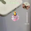 Protetor de Porta de Carregamento Fofo Tema Água-Viva para Celulares Android e iPhone com Conector 2D Design de Desenho Animado