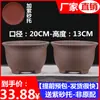 Maceta de Arena Púrpura Maceta para Orquídeas Semillero de Rosa Cerámica de Rosa Maceta de Bonsái Suculenta Simple Metabo