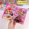 Caderno Original Cartoon A7 Acrílico de Folhas Soltas, Caderno de Estudante Anime Estética Fofa Feminina
