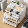 Caixa Organizadora Tipo Gaveta Estilo Japonês Caixa de Armazenamento com Compartimento Duplo para Arquivos A4 Gabinete para Entrada Debaixo da Mesa Sala de Estar Sala de Estudo