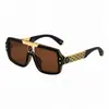 Gafas de Sol Cuadradas de Moda Europea y Americana 2026 para Hombre, Elegantes y Versátiles Gafas de Sol con Huecos para Protección Solar al Aire Libre para Hombre, Transfronterizo