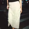 Falda Midi de Verano con Lentejuelas de Cintura Alta Adelgazante de Longitud Media Estilo Europeo y Americano Inspirada en la Cocina Marca Z para Mujer Nuevo Artículo Za