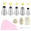 Set de Boquillas para Manga Pastelera Prehechas de Fábrica Acero Inoxidable 304 Set de Decoración de Pasteles con Crema para Hornear