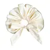 Diadema de lazo de color sólido elegante hecha a medida Baoli, Accesorio simple para moño, Estilo coreano, Tamaño extra grande