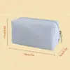 Bolsa de maquillaje rayada personalizada, juego de seersucker de gran capacidad más vendido en Amazon transfronterizo, impermeable, con asa, nailon, para mujer