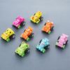 Coche de Color Sólido de Retracción Juguete Pequeño para Niños de Jardín de Infancia Dibujo Animado Lindo Juguete para Aliviar el Estrés Mini Coche de Empuje Coche de Carreras