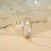 Anillos de Plata de Ley S999 Diseño de Alta Gama Textura Anillos de Pareja Simples Lujo Ligero Anillos Artísticos Suaves Joyería Dropshipping