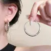Pendientes coreanos geométricos simples irregulares de estilo cool para modificar la cara, accesorios de alta gama únicos y a la moda