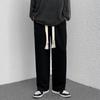 Pantalones de moda para hombre holgados nuevos populares para jóvenes cintura media rectos moda marca de moda color sólido pantalones casuales pantalones deportivos de invierno