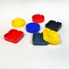 Ashtray Redondo de Silicone Resistente a Altas Temperaturas Anti-Queda para Cyber Café Mais Vendido Ashtray de Silicone Retardante de Chama Ecológico Selecionado em Cor Pura