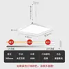 Lustre retrátil e ajustável Mahjong light, ultra-brilhante, para salas de xadrez e cartas, salas de mahjong, uso comercial, luminária quadrada preta