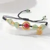 Pulsera trenzada Círculo Qiankun, estilo Nudo Chino, Símbolo de Manzana y Deseo, Fragmentos de Plata, 0 kg Atracciones Turísticas, Fabricante Transfronterizo, Venta al por Mayor de Joyería