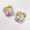 Estojo Temático de Flores Adequado para Fones de Ouvido Sem Fio Apple AirPods 1ª/2ª Geração, Capa Protetora Bluetooth, Caixa de Embalagem de Casca Macia, Portátil