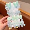 Presilha de Cabelo Flor Laço Infantil Adorno de Cabeça Bebê Tecido Renda Presilha de Franja Menina Princesa Não Machuca Cabelo
