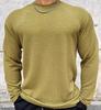 Camiseta de hombre para primavera y otoño, deportiva, para correr, ocio, fitness, ligera, elástica, de color liso, de secado rápido, de manga larga.