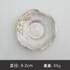 Venda por atacado Handmade Vintage Tin Coaster Cup Holder Tea Holder Tridimensional Plum Blossom Coaster Metal isolado Kung Fu Tea Ceremony Acessórios