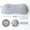Almohada Inflable para Viajes al Aire Libre, Cojín Lumbar Portátil, Almohada Plegable para Avión, Almohada de Abrazo