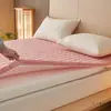 Cubierta de Cama Cubierta de Colchón de Látex Cubierta Protectora Dormitorio de Estudiante Individual Sábana Todo Incluido Chaqueta de Esponja Extraíble y Lavable Cubierta de Colchón Marrón