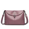 Bolso para Mujeres de Mediana Edad y Mayores 2026 Nuevo Estilo Bolso Sencillo para Suegra/Mamá Bolso de Hombro Cruzado Bolso Cubo Pequeño de Cuero Suave Piel de Vaca