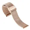 Venda Direta da Fábrica Fio Espesso 1,0 Pulseira Extra Grossa de Malha Milanesa Metal Aço Inoxidável Pulseira de Relógio 18 20 22 24 mm