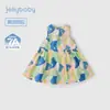 Vestido de Verano Jerry Baby para Niños Grandes Vestido de Bebé de Algodón Puro Vestido sin Mangas para Niñas Vestido Infantil Estampado para Niños de 8 Años