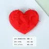 Novo Grande Coração de Pêssego Patch de Tecido Decorativo Estéreo Jacquard de Chiffon Acessórios de Coração Roupas Bolsa Jaqueta Acessórios Decorativos