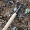 Conjunto de Mini Ferramentas de Jardinagem de Três Peças, Conjunto de Ferramentas de Jardinagem de Três Peças, Pá/Ancinho/Pá Pequena para Suculentas, Ferramentas para Plantio de Flores