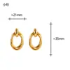 Europa y Estados Unidos nuevos aretes geométricos de moda transfronteriza aretes de temperamento de círculo retro exagerado estilo metal diseño con sentido de alto nivel