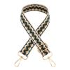 Nova cor padrão de onda alça de ombro larga 3,8 cm bolsa acessórios para roupas alça de ombro crossbody substituição alça longa
