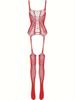Lingerie Sexy Yue Die, Meias-Liga Sexys, Peça Única Sedutora com Recortes Pura Sedução, Adereços Sedutores para Dormir 21173