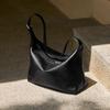 Bolsa Tote de Couro Genuíno Texturizado de Alta Qualidade 2026 Novo Design de Moda Bolsa de Ombro Tendência Venda Quente Bolsa de Axila de Couro Bovino
