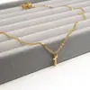 Versão Coreana Acessórios de Design de Nicho Colar com 26 Letras em Inglês para Mulheres Pingente de Aço Inoxidável Colar de Clavícula de Aço Titânio Venda por Atacado