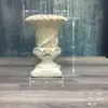Casamento Coluna Romana Dourada Vaso de Flores Prateleira Guia de Estrada Listrado Europeu Troféu Fibra de Vidro Adereços de Casamento