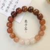 Pulsera de Raíz de Bodhi Natural Cuentas Violetas Silt Bobo Cuentas Libro de Caperucita Roja con Venta al Mayoreo de Fábrica
