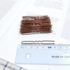 Pinza para el cabello pinza de acero adorno para la cabeza negro pinza de una palabra pinza lateral audaz pinza para flequillo peinado fijación cabello roto