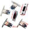 Base hembra USB 3.1 Tipo C con placa fija, interfaz de carga y datos, conector macho y hembra C, placa de prueba, inserción positiva y negativa a doble cara