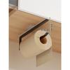 Estante para pañuelos de cocina, sin perforaciones, para colgar en el armario, mesa, multifuncional, para guardar rollos de papel, caja de papel, artefacto