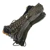 Corda Paracord 7 Fios 4mm Multifuncional para Exterior Montanhismo Paraquedista Corda de Tração Equipamento de Fuga e Resgate Corda 31m Paracord