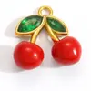 Accesorios de Joyería de Acero Inoxidable Transfronterizos Aceite Goteando Corazón Grande Sombrero de Vaquero Fruta con Diamante Estrella de Mar Colgante para Collar DIY