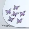 Deusa da Beleza Radiante Vem Visitar Cabelo Super Feérico Imitação Cristal Metal Borboleta Pingente Pulseira Colar DIY Feito à Mão Acessórios de Joias