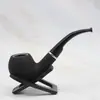 Pipa de Resina Mármol Negro Mate Regalo Boutique Pipa para Hombre Pipa de Resina de Nivel de Entrada Simple
