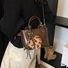 Bolsas para Mujer, Bolsas para Mujer, Bolsos Cubo Portátiles Estilo Retro, Nuevo Estilo de Invierno para Mujer, Bolsos de Hombro Simples y Versátiles, Bolsos para Mujer para el Trabajo y el Viaje