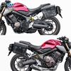 Coche muscular Wolf es adecuado para Honda CB650R 2020 bolsa lateral bolsa lateral caja lateral retro modificación bolsa para casco liberación rápida
